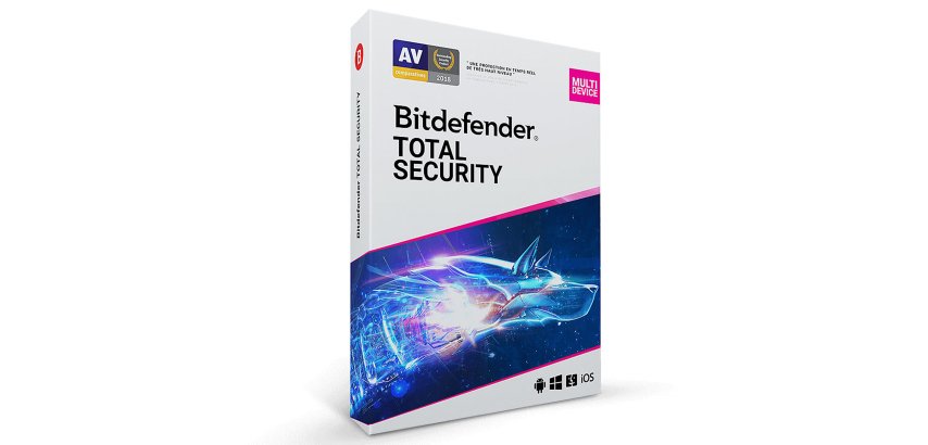 Bitdefender Total Security Sécurité antivirus 1 licence(s) 2 année(s)