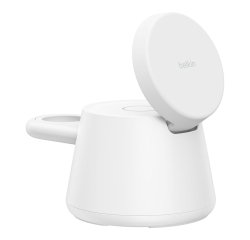 Belkin WIZ052kqWH Smartphone, Casque, Smartwatch Blanc USB Recharge sans fil Charge rapide Intérieure