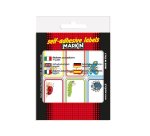Koh-I-Noor X11046-2 self-adhesive label Rectangle Permanent Multicolour 60 pc(s)