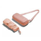 Muitomas UMBRCASEPF umbrella Peach Metal Polyester Compact Rain umbrella
