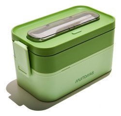 Muitomas LUNCHBOXLGN lunch box Lunch container 1.7 L Plastic Green 1 pc(s)