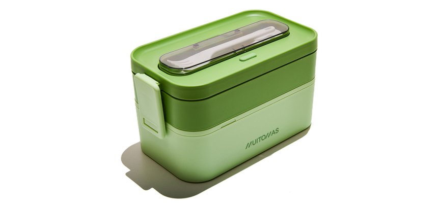 Muitomas LUNCHBOXLGN contenitore portapranzo Contenitore per il pranzo 1,7 L Plastica Verde 1 pz
