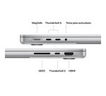 Apple MacBook Pro Apple M M4 Pro Portátil 36,1 cm (14.2") 24 GB 512 GB SSD Wi-Fi 6E (802.11ax) macOS Sequoia Plata