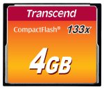 Transcend TS4GCF133 mémoire flash 4 Go CompactFlash MLC