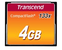 Transcend TS4GCF133 mémoire flash 4 Go CompactFlash MLC