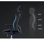 Urban Factory ADJUSTABLE WORKING CHAIR Siège à sangle Dossier grillagé