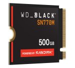 SanDisk Black WD_BLACK SN770M NVMe 500 GB M.2 PCI Express 4.0 TLC 3D NAND