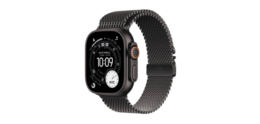Apple Watch Ultra 3 OLED 49 mm Numérique 422 x 514 pixels Écran tactile 5G Noir Wifi GPS (satellite)