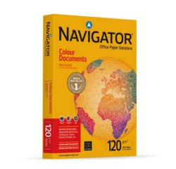 Papier navigator mutlifonction colour documents a3 120g/m2 blancheur 169 opacité 98 rigidité 50 500 feuilles