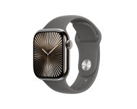 Apple Watch Series 10 OLED 42 mm Digital 374 x 446 Pixeles Pantalla táctil 4G Titanio Wifi GPS (satélite)