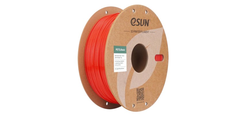 eSUN PETG 1.75mm RED 1kg PETg (polyethylene terephthalate glycol-modified) Red