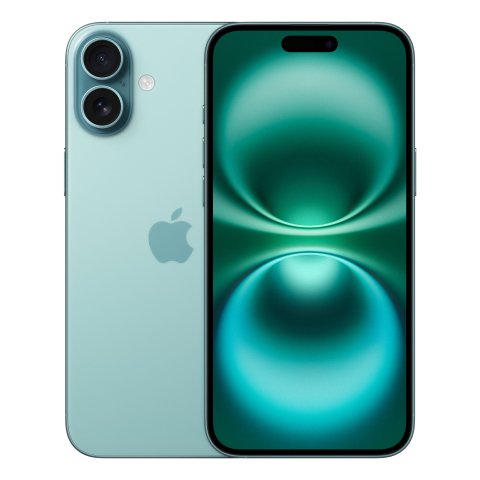 Apple iPhone 16 Plus 17 cm (6.7") SIM doble iOS 18 5G USB Tipo C 128 GB Verde azulado