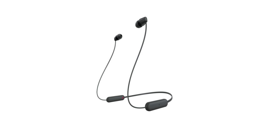 Sony WI-C100 Auricolare Wireless In-ear Musica e Chiamate Bluetooth Nero