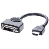 Uniformatic 14524 câble vidéo et adaptateur 0,2 m HDMI Type A (Standard) DVI-D