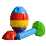 Jeu d'assemblage SPINNY de 4 pièces - Sachet de 40 pièces - De 2 à 4 ans.