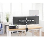 Langlebiger 509523 Flachbildschirmhalterung für Schreibtisch 68,6 cm (27") Wand Silber