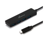 MediaRange MRCS508 Hub & USB 3.2 Gen 1 (3.1 Gen 1) Typ-C 5000 Mbit/s Schwarz