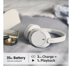 Sony WH-CH720N Headset Wired & Wireless Head-band Calls/Music USB Type-C Bluetooth White
