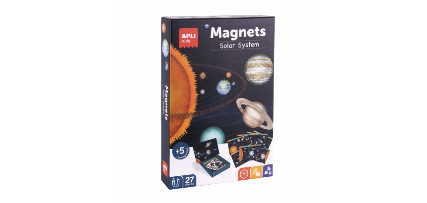 Jeu de magnets 'Système solaire', 27 magnets