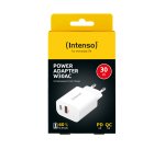 Intenso POWER ADAPTER USB-A/USB-C/7803012 Universale Bianco AC Ricarica rapida Interno