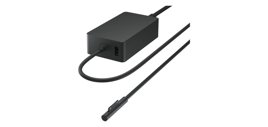 Microsoft Surface 65W Power Supply Ordinateur portable, Tablette Noir Secteur Intérieure