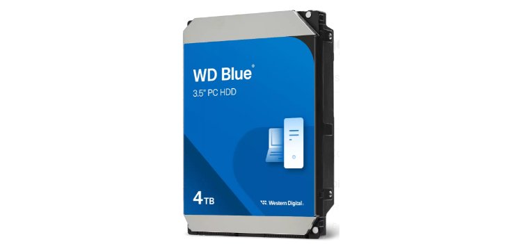 Western Digital WD Blue 3.5-Inch PC HDD disque dur 4 To 5400 tr/min 128 Mo 3.5" Série ATA III