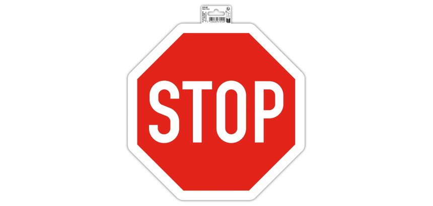 Plaque de signalisation 'STOP'