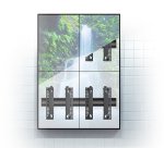 B-Tech BT8390-100/B V2 accessoire pour le montage d'écrans Rails de montage