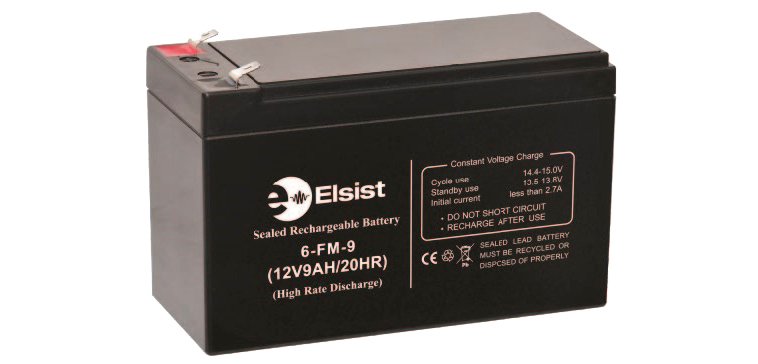Elsist BT009R Acido piombo (VRLA) 12 V 9 Ah