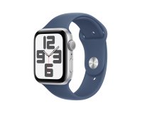 Apple Watch SE OLED 44 mm Digital 368 x 448 Pixeles Pantalla táctil Plata Wifi GPS (satélite)