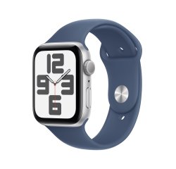 Apple Watch SE OLED 44 mm Digital 368 x 448 Pixeles Pantalla táctil Plata Wifi GPS (satélite)