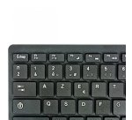 MCL ACK-600U/N clavier Universel USB AZERTY Français Noir