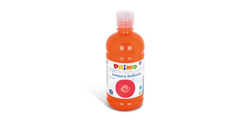 Primo 202BR500250 colore a tempera 500 ml Bottiglia Arancione
