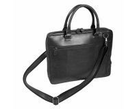 Quo Vadis - Sacoche - Rangers - Noir - 40x29,5x5 cm - Cuir pleine fleur de buffle - 2 compartiment(s) - Avec bandoulière et poignée