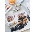 Peinture aquarelle faber castell boite de 12