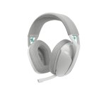 Logitech G G321 LIGHTSPEED, auriculares inalámbricos Bluetooth para gaming, comodidad y ajuste dinámicos, micrófono de varilla 16 kHz, PC, PS4, PS5, Nintendo Switch y dispositivos móviles (blanco)