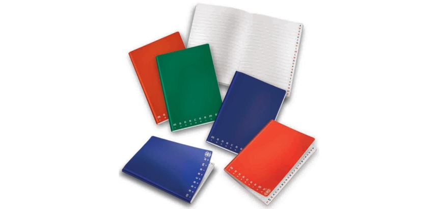 Pigna 0206864 writing notebook Blue, Green, Red