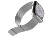 SBS Bracelet pour montre PURO band Apple Watch Argent-boîtier 42-44-45-49mm