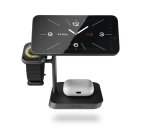 ZENS Office Charger Pro 3 Casques, Smartphone, Smartwatch Noir Secteur Recharge sans fil Charge rapide Intérieure