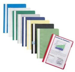 Favorit 100500005 cartellina con fermafoglio Polipropilene (PP) Rosso