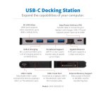 Tripp Lite U442-DOCK5D-GY station d'accueil Avec fil USB 3.2 Gen 1 (3.1 Gen 1) Type-C Gris