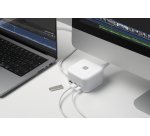 XtremeMac XWH-XCP-03 docking station With USB 3.2 Gen 1 (3.1 Gen 1) Type-C White