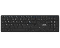 Port Designs 900903-R-DE clavier Maison Bluetooth QWERTZ Allemand Noir