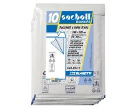 Busta imbottita Sacboll - E (24 x 32 cm) - carta - bianco - Blasetti - conf. 10 pezzi