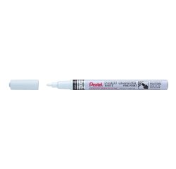 Marqueur pentel peinture paint marker multi-supports   pointe fine 2,9mm coloris     blanc