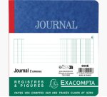 Piqûre 21x19cm journal folioté 80 pages - Couleurs assorties