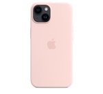 Apple Coque en silicone avec MagSafe pour iPhone 14 - Rose craie