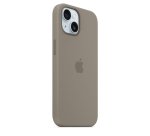 Apple Coque en silicone avec MagSafe pour iPhone 15 - Argile