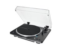 Audio-Technica AT-LP70XBT Tocadiscos de tracción por correa Negro, Plata Totalmente automático