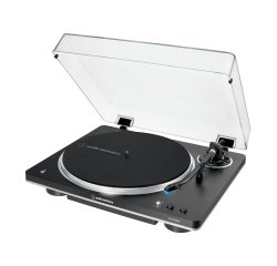 Audio-Technica AT-LP70XBT Tocadiscos de tracción por correa Negro, Plata Totalmente automático